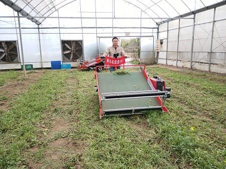 省力科技“电机中置4UM-120X 叶菜收割机”田间可靠性试验完成，近期面市